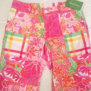 NWT $128 Lilly Pulitzer Women 0 Mixer Patch Short
